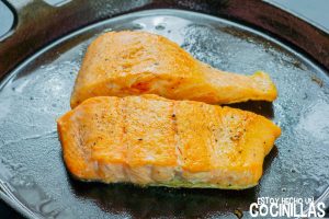 Salmón a la plancha