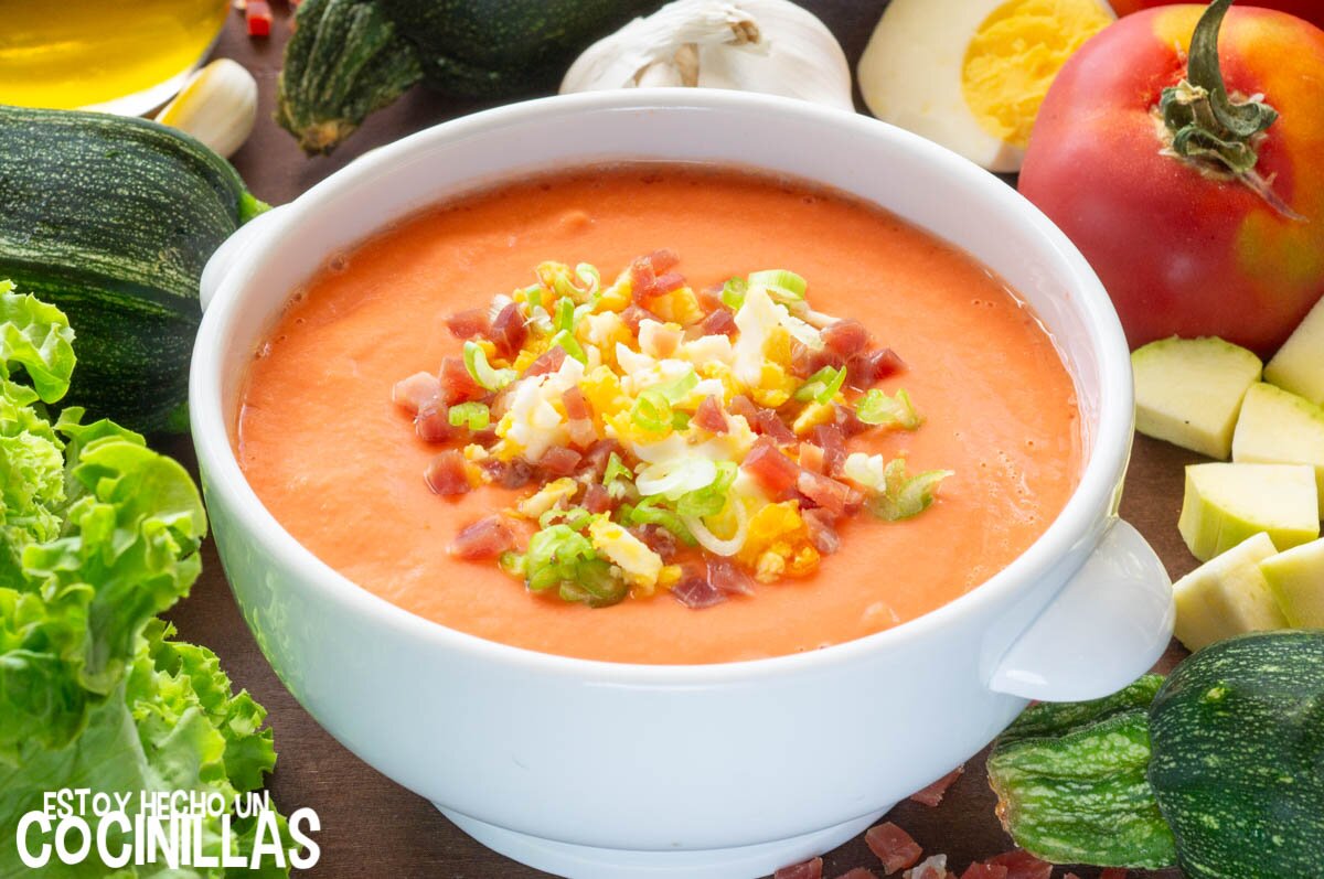 Salmorejo de calabacín