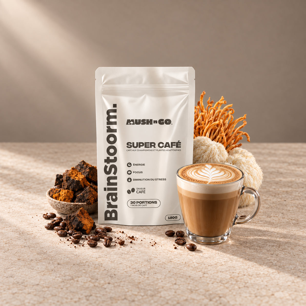 Café de hongos