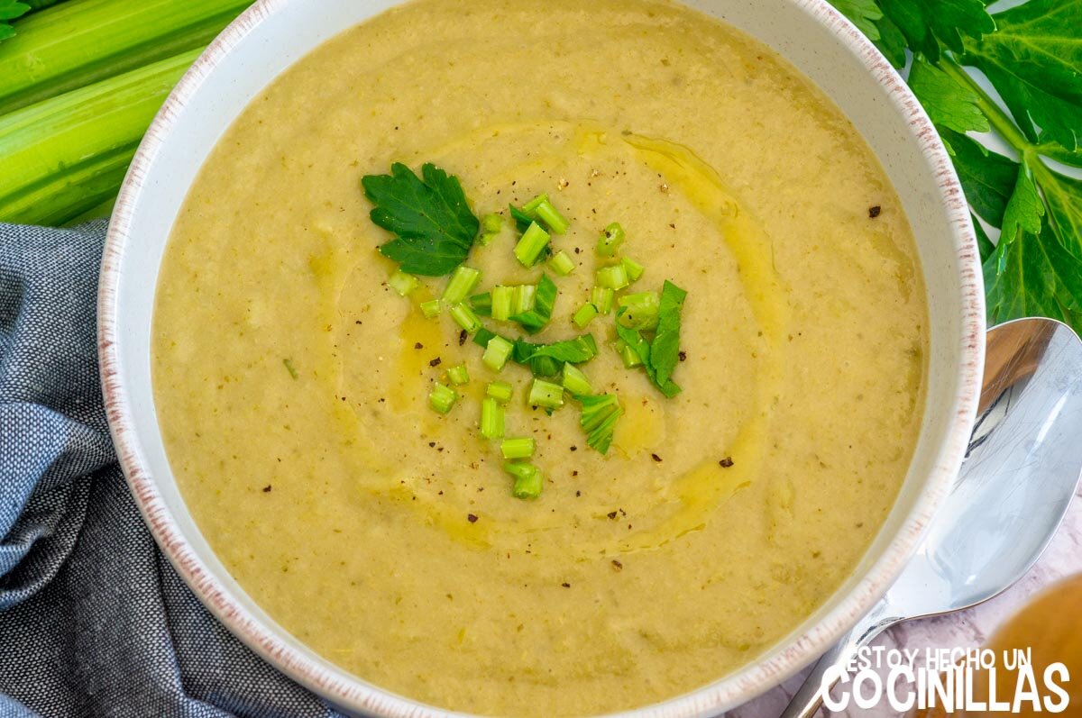 Receta crema de apio